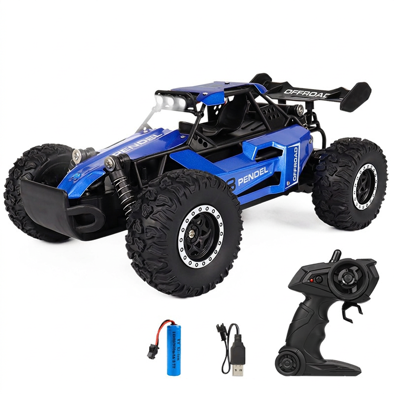 Race Any Terrain Instantly! No-Bump 4WD LED RC Car