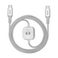 Charge Multi-Devices Instantly! No-Clutter 240W Braided Cable