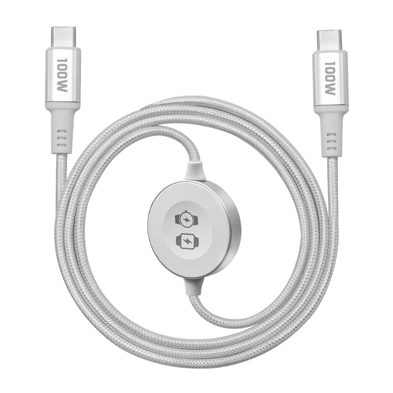 Charge Multi-Devices Instantly! No-Clutter 240W Braided Cable