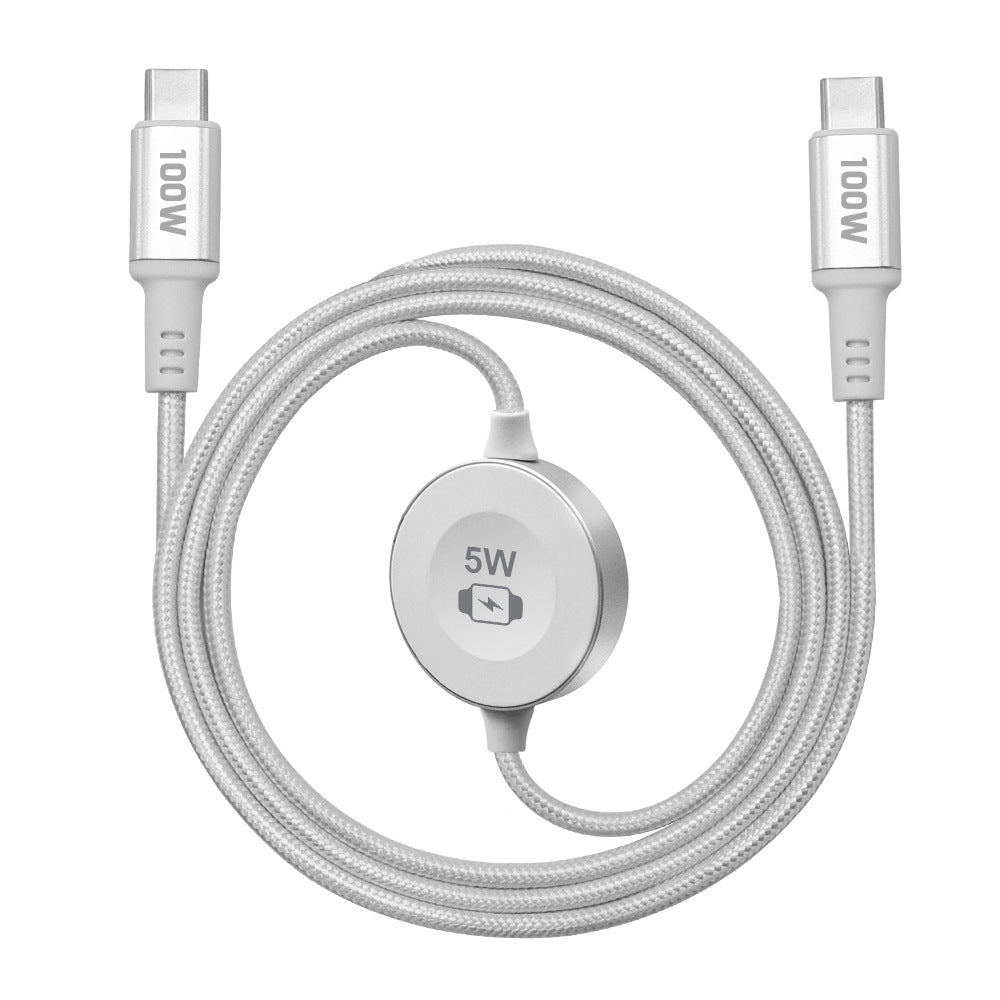 Charge Multi-Devices Instantly! No-Clutter 240W Braided Cable
