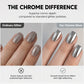 Get Chrome Nails Instantly! No-Lamp Air-Dry Polish