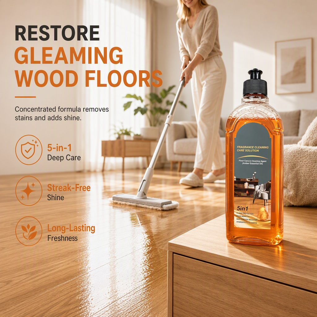 Cut Grease Instantly! No-Streak Concentrated Floor Cleaner