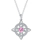 Wear Daily Elegance Instantly! No-Fuss Adjustable Celtic Birthstone Necklace