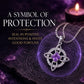 Wear Daily Elegance Instantly! No-Fuss Adjustable Celtic Birthstone Necklace