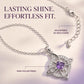 Wear Daily Elegance Instantly! No-Fuss Adjustable Celtic Birthstone Necklace