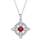 Wear Daily Elegance Instantly! No-Fuss Adjustable Celtic Birthstone Necklace