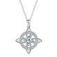 Wear Daily Elegance Instantly! No-Fuss Adjustable Celtic Birthstone Necklace