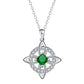 Wear Daily Elegance Instantly! No-Fuss Adjustable Celtic Birthstone Necklace