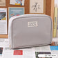 Large Capacity Compartment Zipper Pencil Pouch