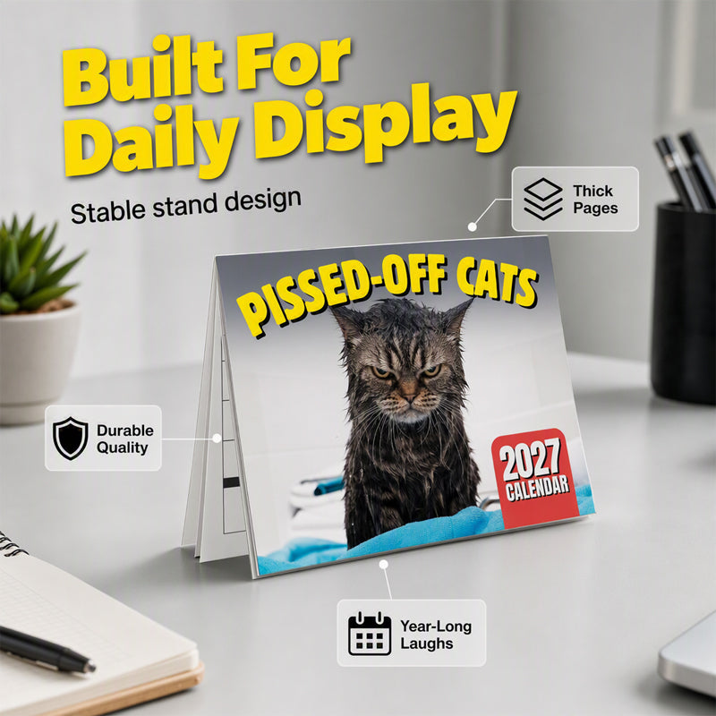 Laugh Daily Instantly! No-Bleed Grumpy Cat Calendar