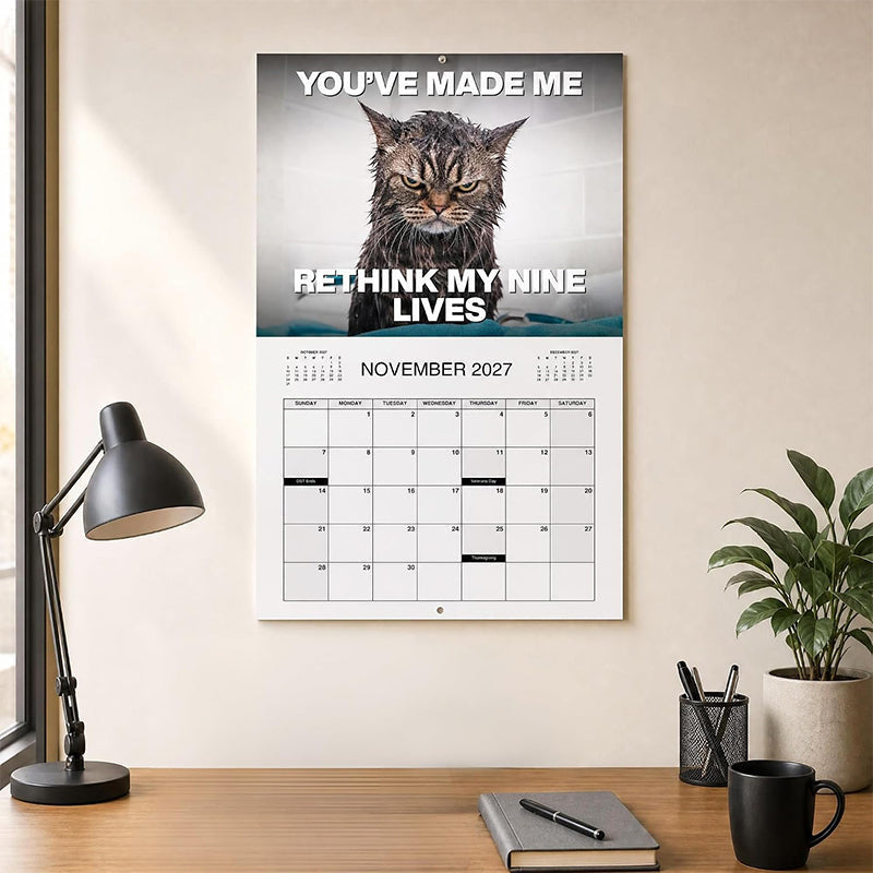 Laugh Daily Instantly! No-Bleed Grumpy Cat Calendar