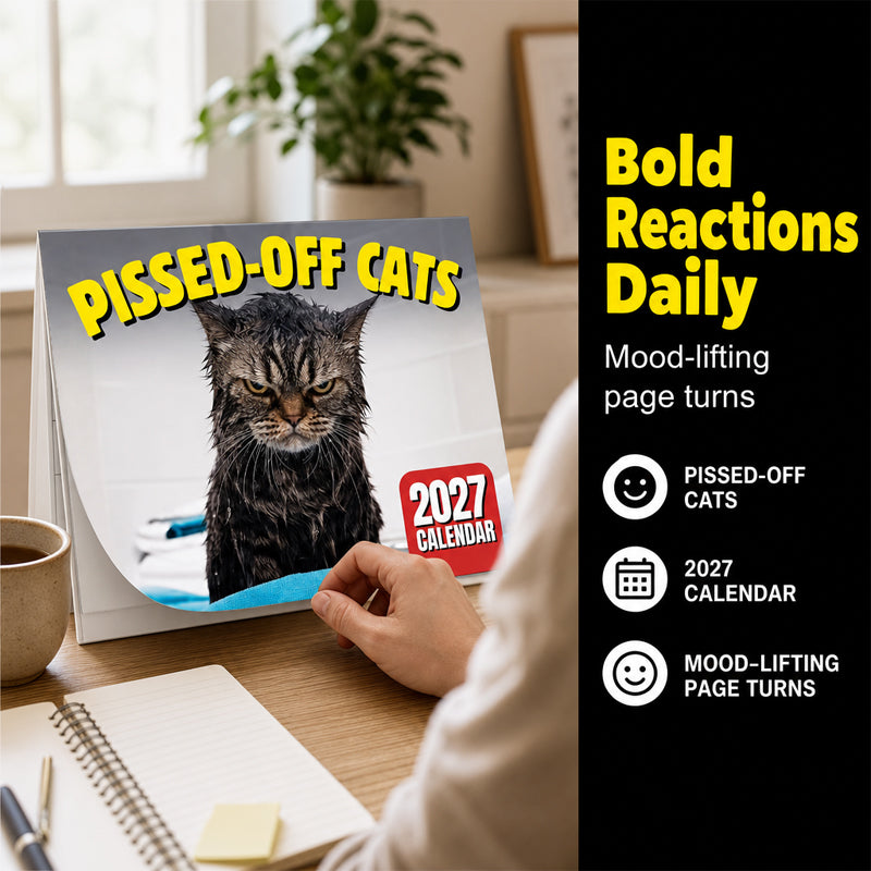 Laugh Daily Instantly! No-Bleed Grumpy Cat Calendar