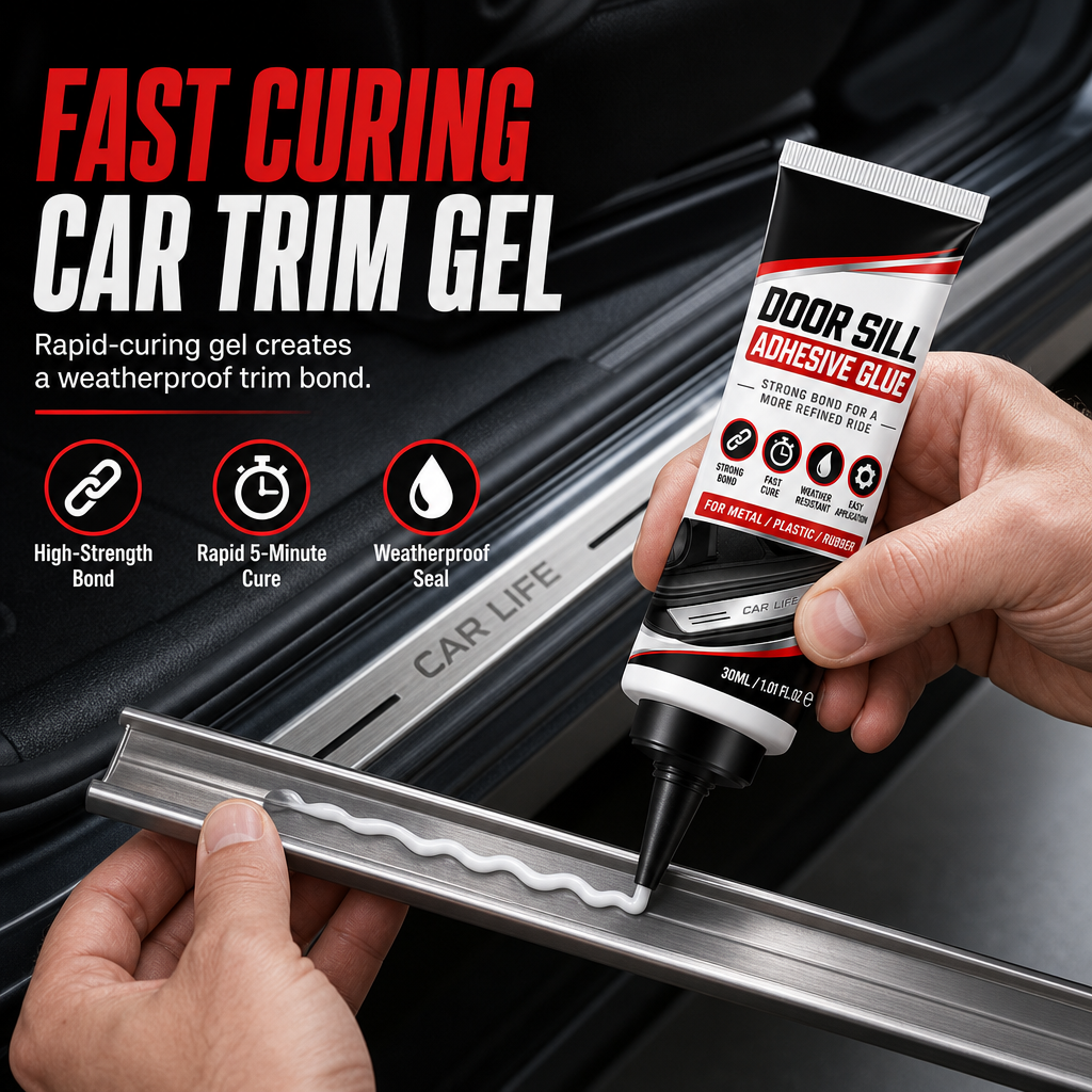Bond Car Trim Instantly! No-Peel Fast-Cure Adhesive