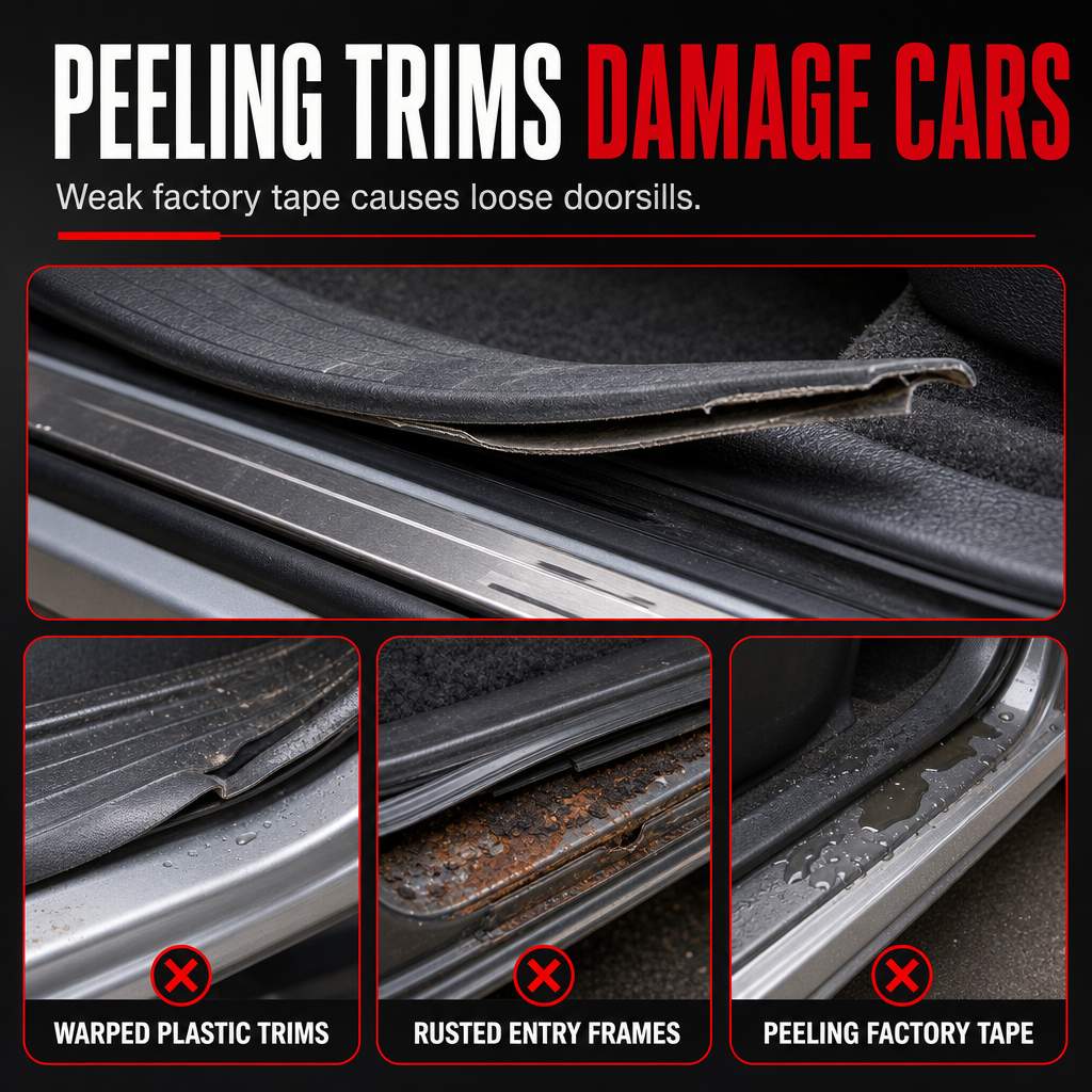 Bond Car Trim Instantly! No-Peel Fast-Cure Adhesive