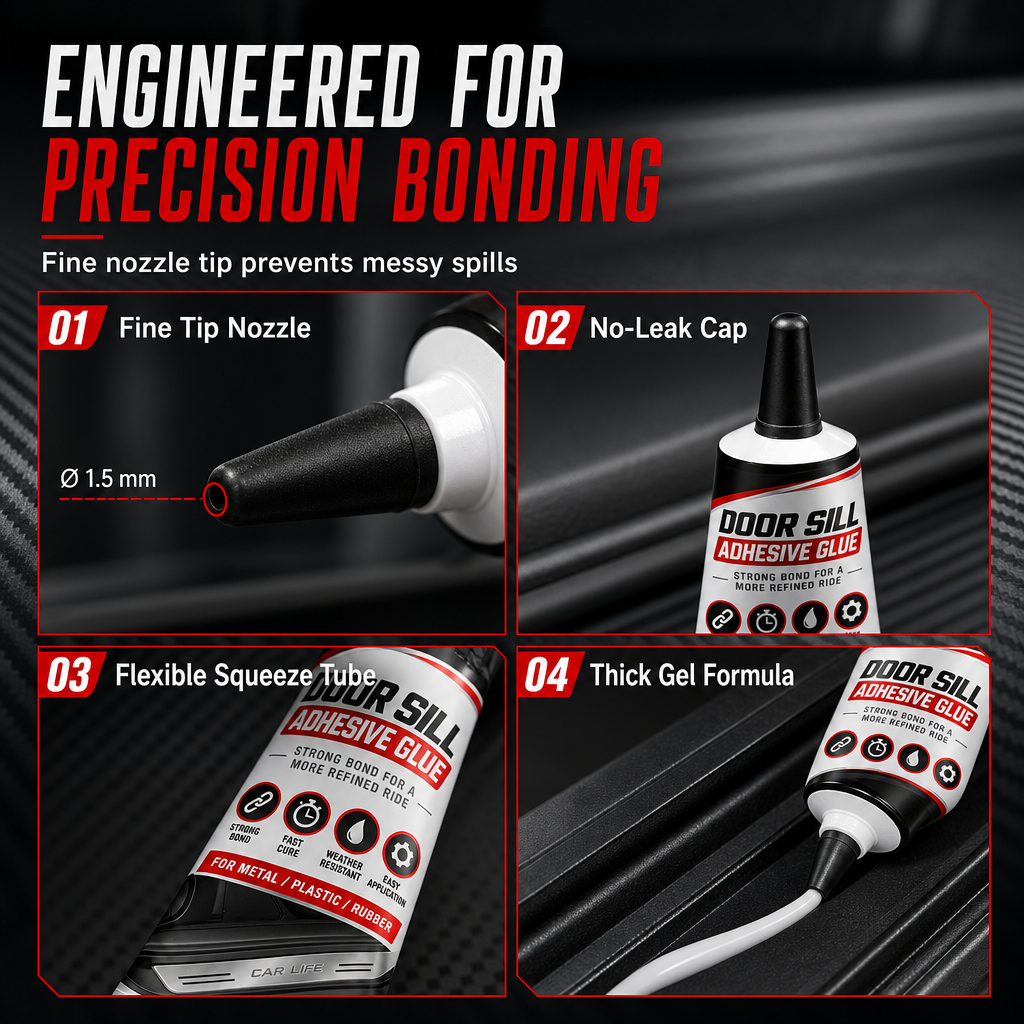 Bond Car Trim Instantly! No-Peel Fast-Cure Adhesive