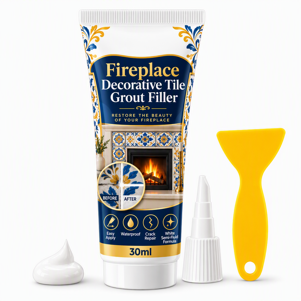Restore Fireplace Grout Instantly! No-Mess Precision Repair Kit