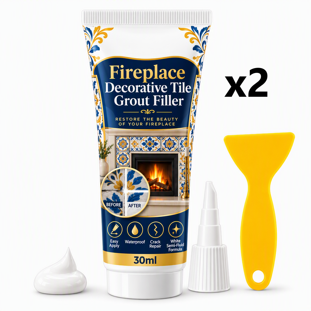 Restore Fireplace Grout Instantly! No-Mess Precision Repair Kit