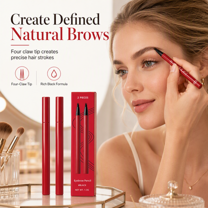 Draw Brow Strokes Instantly! No-Clump Multi-Prong Liquid Pen
