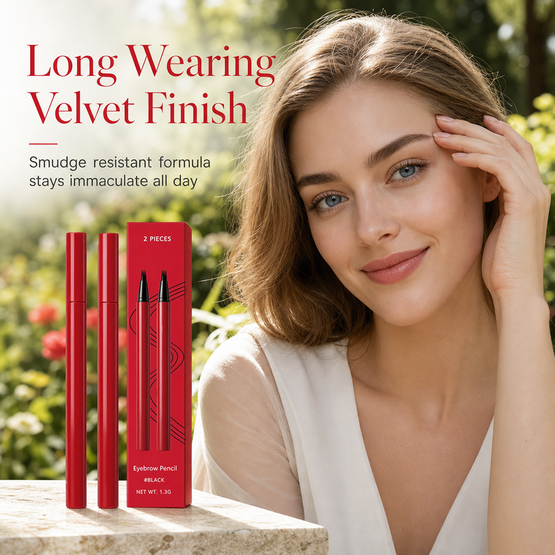 Draw Brow Strokes Instantly! No-Clump Multi-Prong Liquid Pen