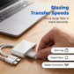 Transfer Files Instantly! No-Adapter 5-in-1 Card Reader
