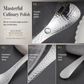 Scoop Desserts Elegantly! No-Smudge Hammered Steel Spoon
