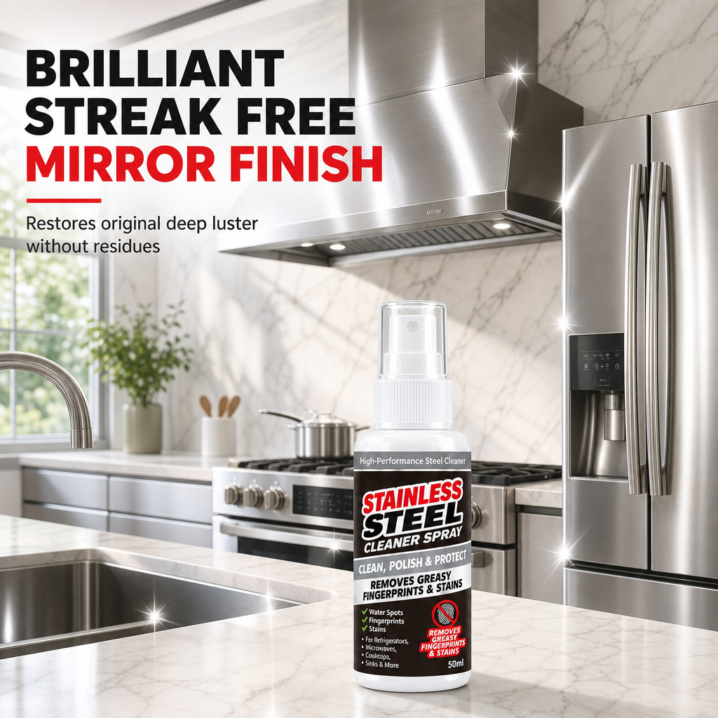 Polish Steel Instantly! No-Streak Multi-Surface Shine Spray