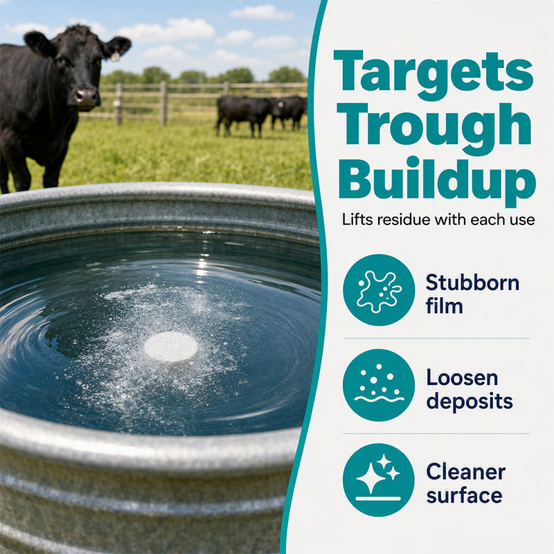 Clean Stock Tanks Instantly! Effervescent Water Tank Cleaning Tablets