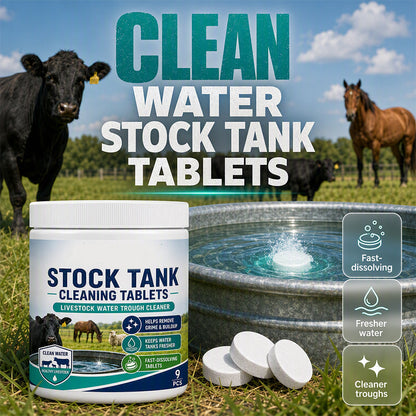Clean Stock Tanks Instantly! Effervescent Water Tank Cleaning Tablets
