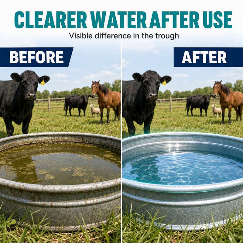 Clean Stock Tanks Instantly! Effervescent Water Tank Cleaning Tablets