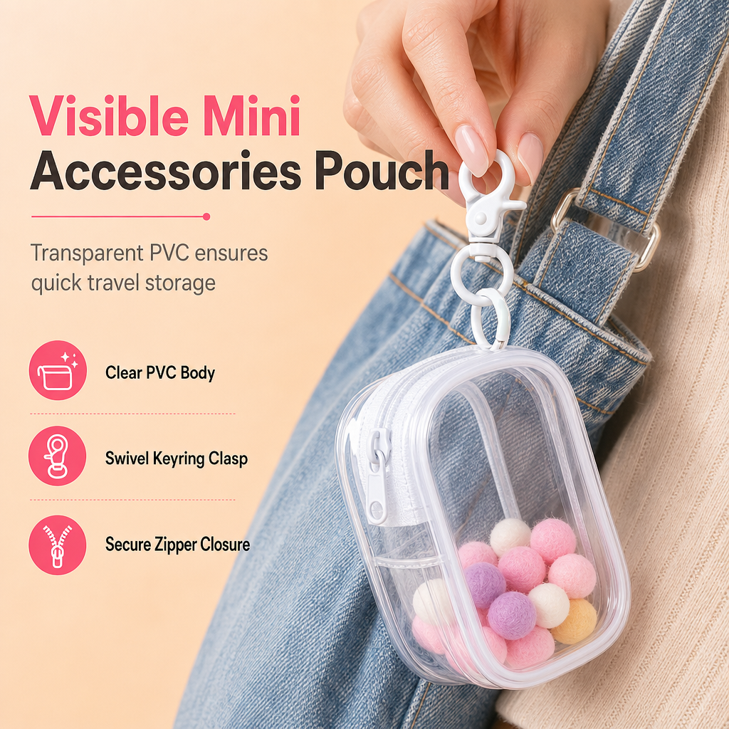 Spot Any Cable Instantly! No-Dig Clear Clip-On Pouch