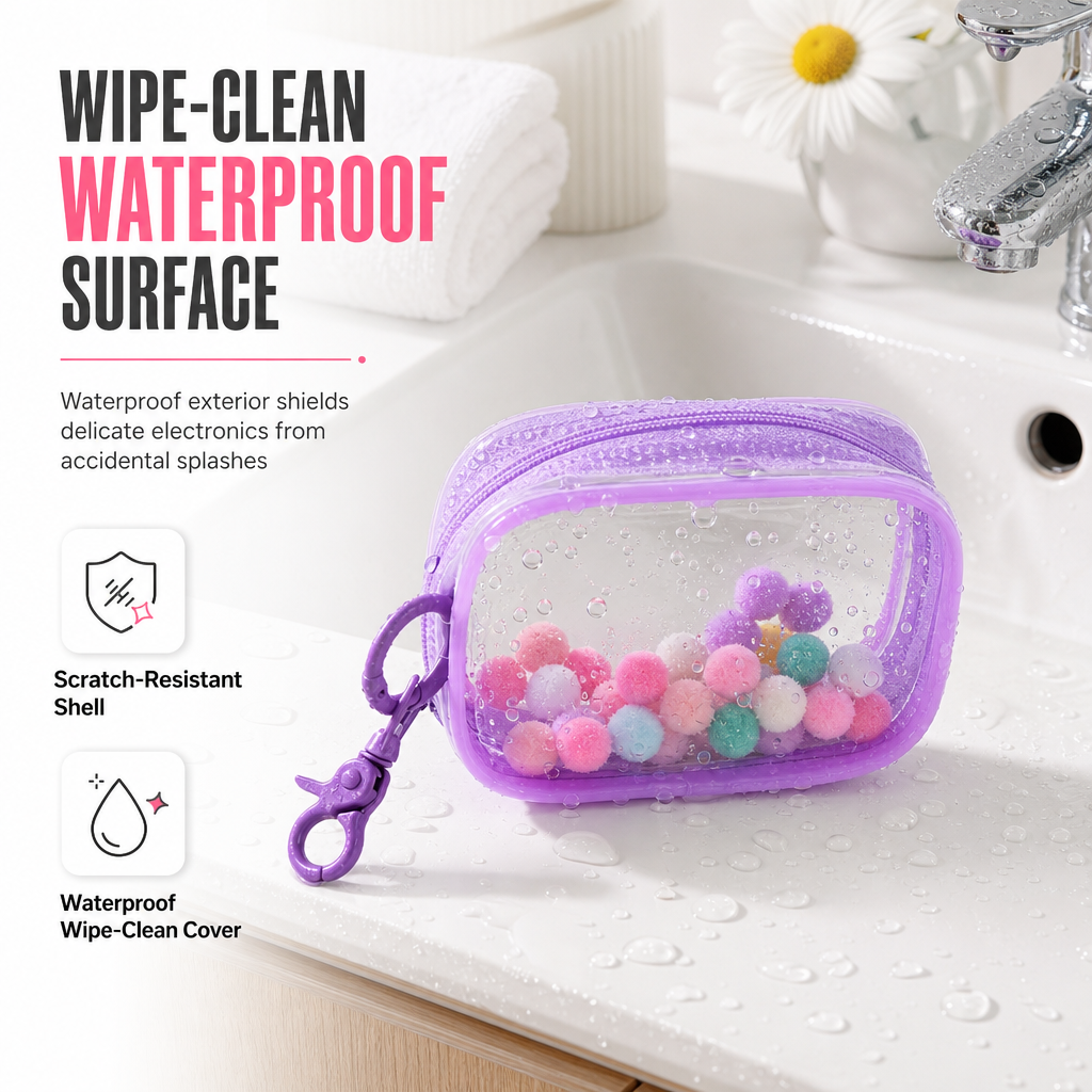 Spot Any Cable Instantly! No-Dig Clear Clip-On Pouch