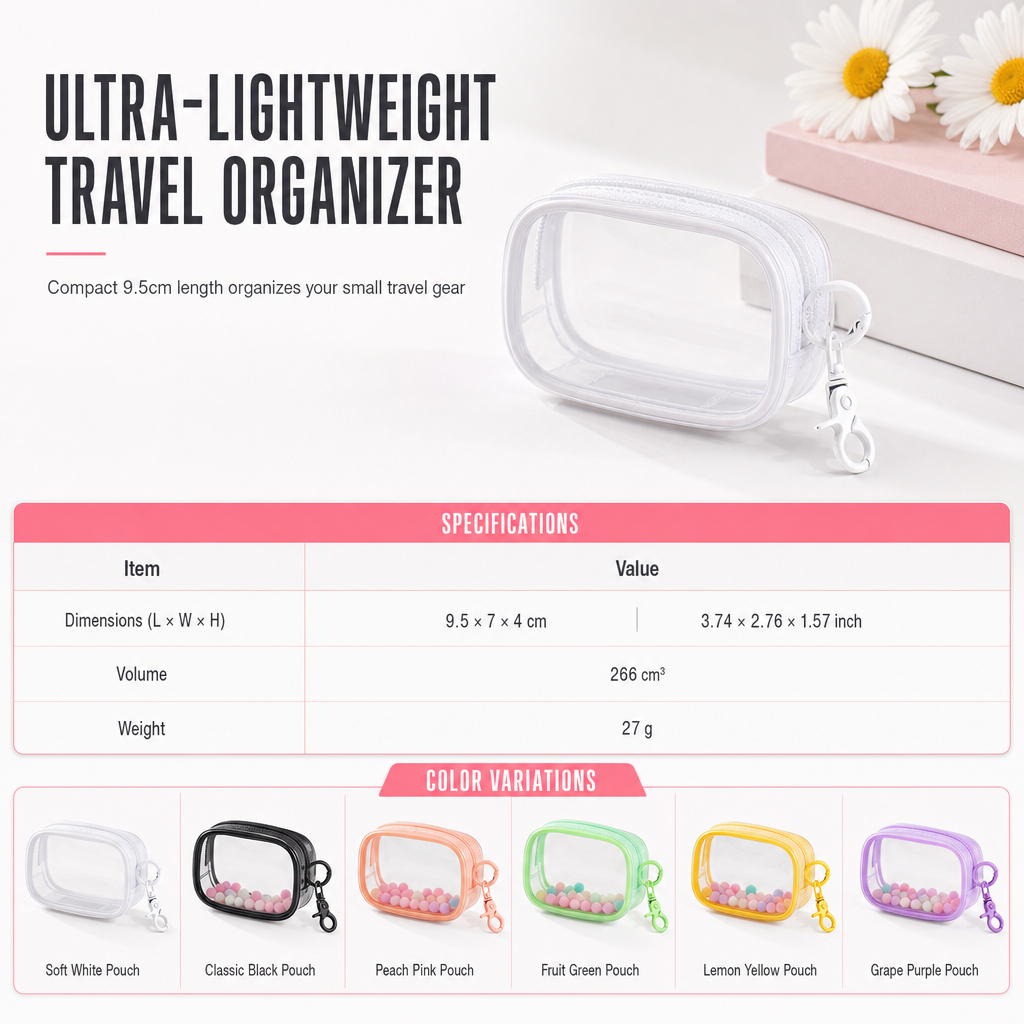 Spot Any Cable Instantly! No-Dig Clear Clip-On Pouch
