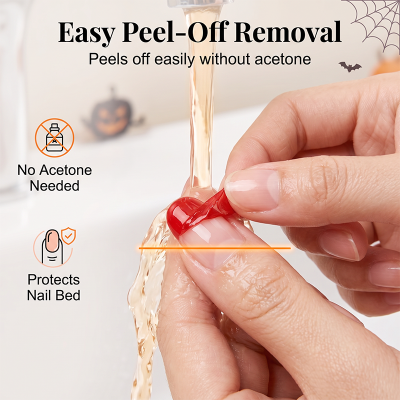 Paint Spooky Nails Instantly! No-Lamp Quick-Dry Halloween Pens