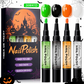 Paint Spooky Nails Instantly! No-Lamp Quick-Dry Halloween Pens