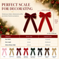 Decorate Any Tree Instantly! No-Sag Wire-Tie Velvet Bows