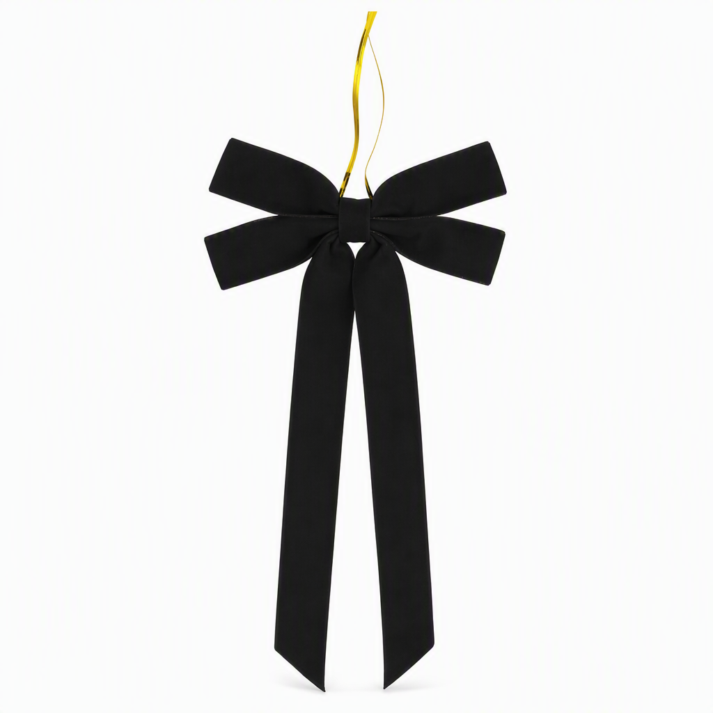 Decorate Any Tree Instantly! No-Sag Wire-Tie Velvet Bows
