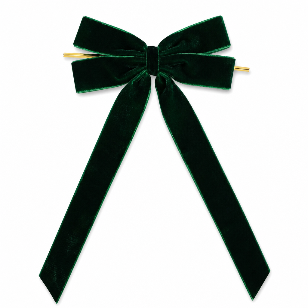 Decorate Any Tree Instantly! No-Sag Wire-Tie Velvet Bows