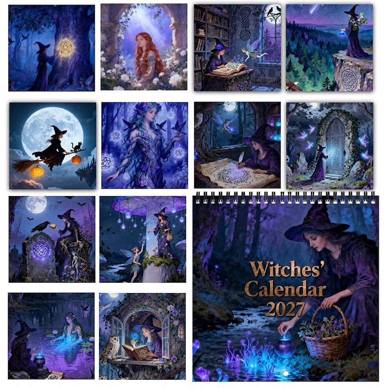 Add Magic Instantly! No-Boring Mystical Witches 2027 Calendar