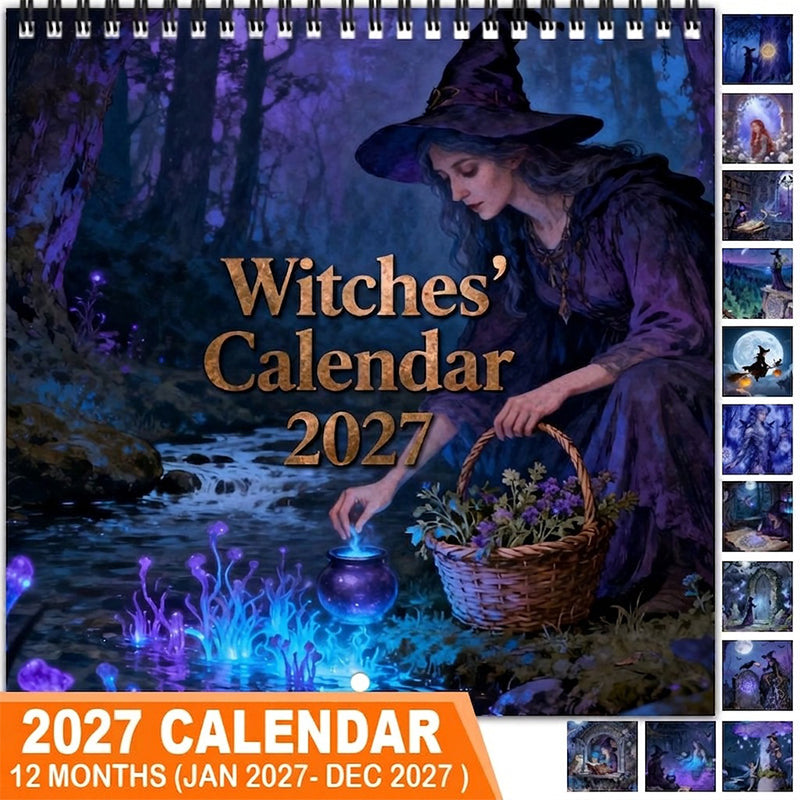 Add Magic Instantly! No-Boring Mystical Witches 2027 Calendar