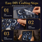 Craft Gothic Masterpieces Instantly! No-Mess 3D Pearl Art Kit