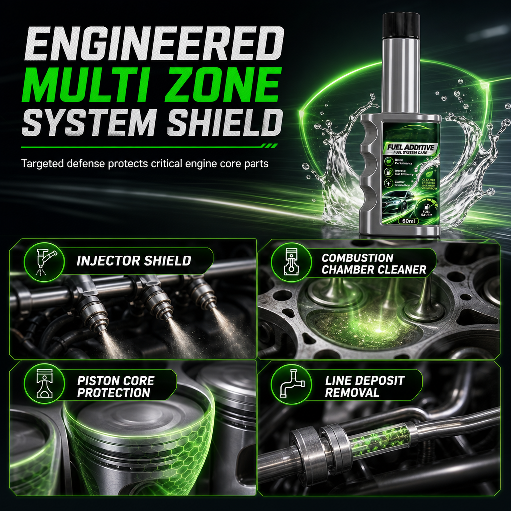 Restore Engine Power Instantly! No-Clog Fuel Injector Cleaner