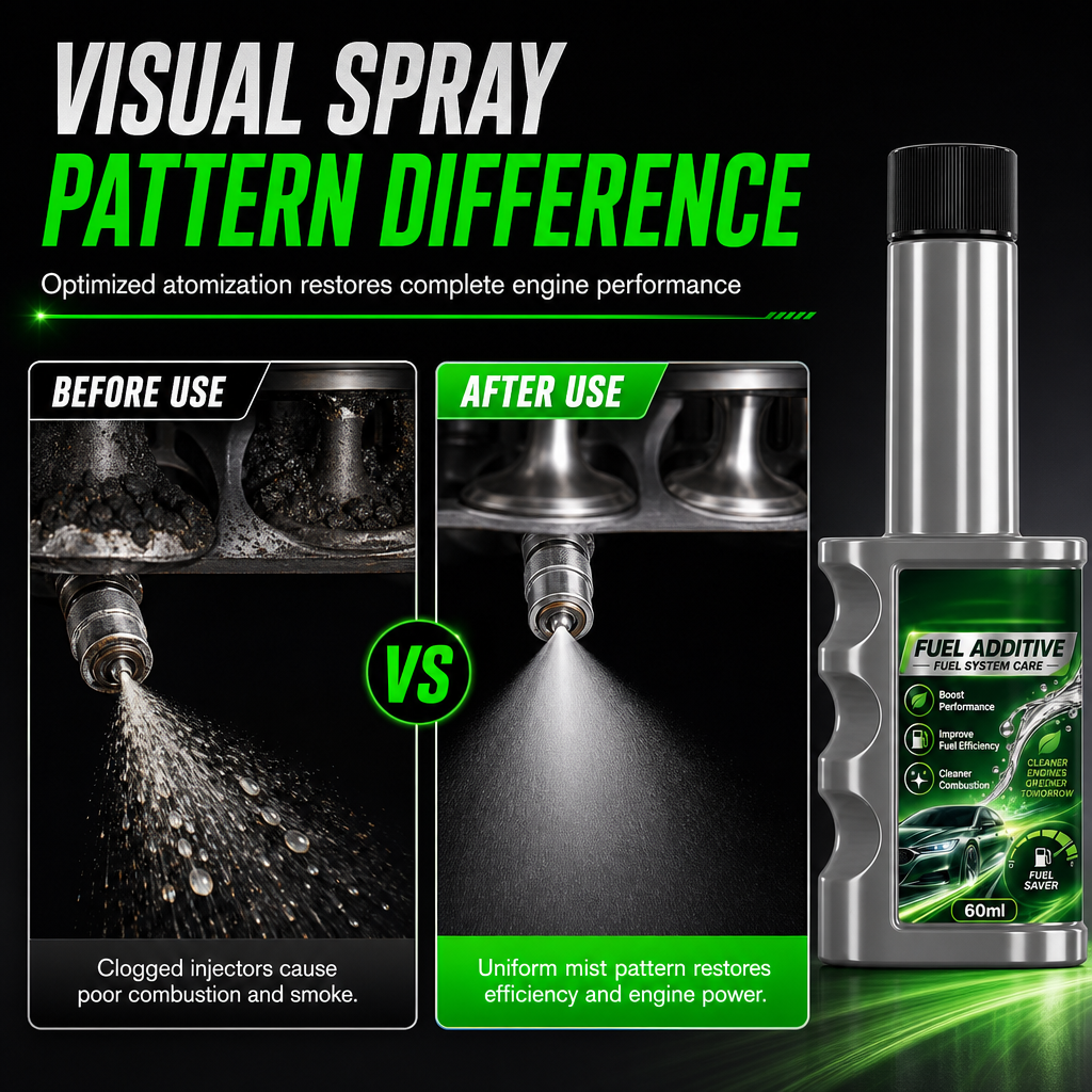 Restore Engine Power Instantly! No-Clog Fuel Injector Cleaner