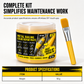 Restore Railings Instantly! No-Rust Yellow Repair Paste