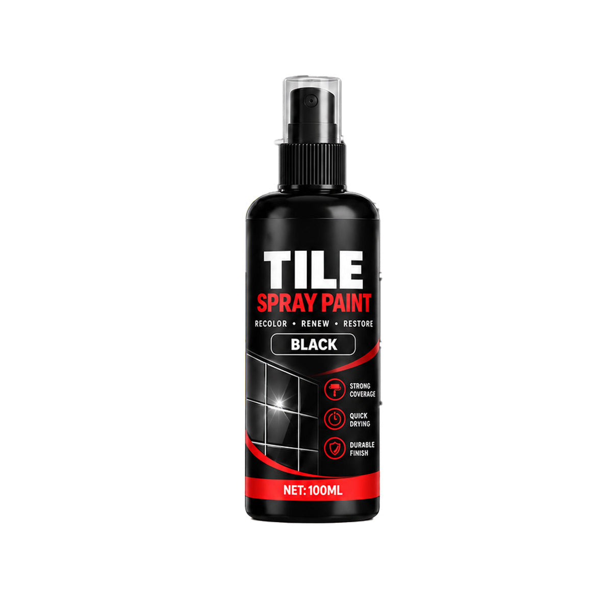 Refresh Any Tile Instantly! No-Mess Spray-On Color Coat