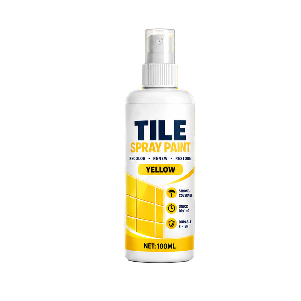 Refresh Any Tile Instantly! No-Mess Spray-On Color Coat