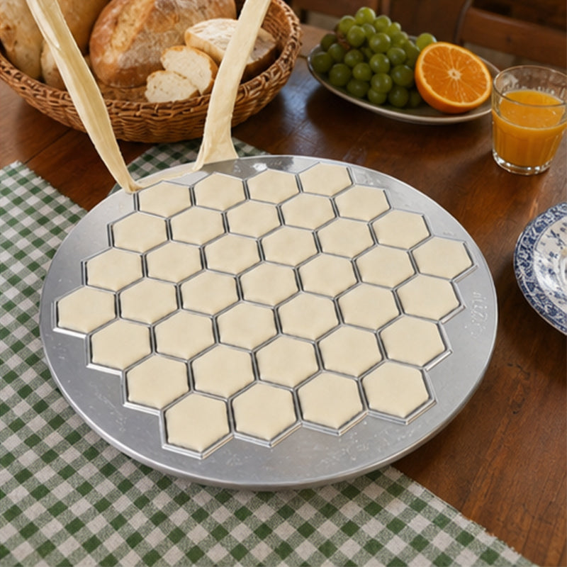 Shape 37 Dumplings Instantly! No-Fuss Aluminum Dumpling Mold