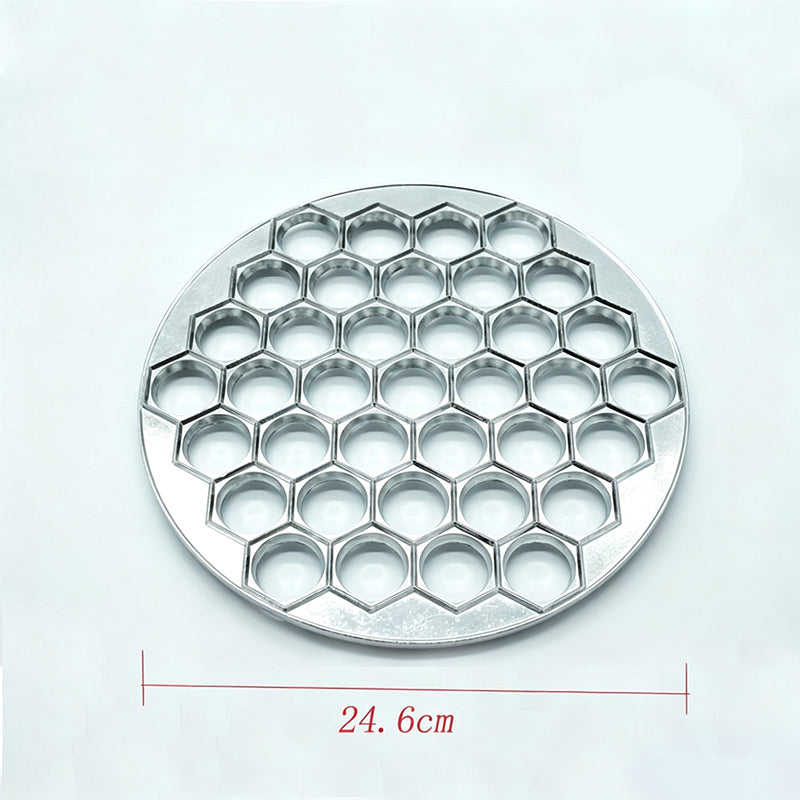Shape 37 Dumplings Instantly! No-Fuss Aluminum Dumpling Mold