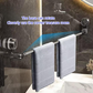 Hang Towels Instantly! No-Drill Adjustable Suction Bar