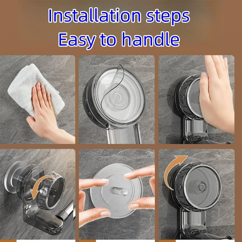 Hang Towels Instantly! No-Drill Adjustable Suction Bar