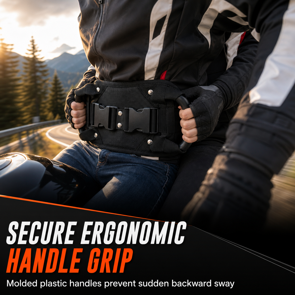 Secure Passengers Instantly! Heavy-Duty Powersports Grip Belt